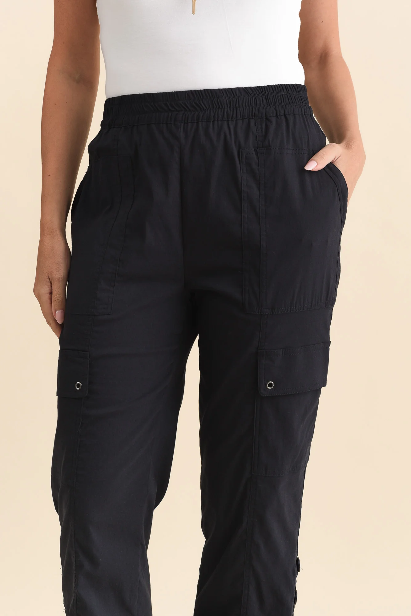 Air-Lite Navy Stretch Cargo Pants - Image 5