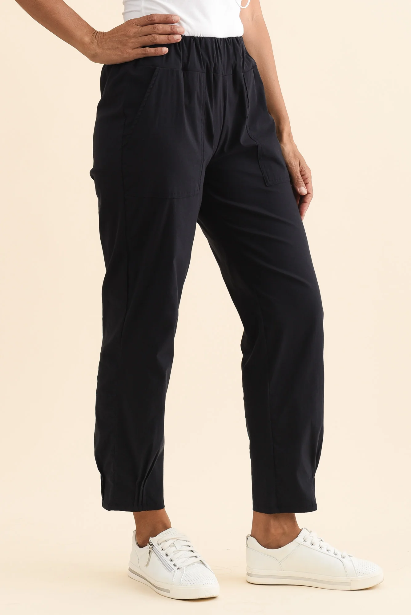 Air-Lite Navy Stretch Pocket Pants - Image 3