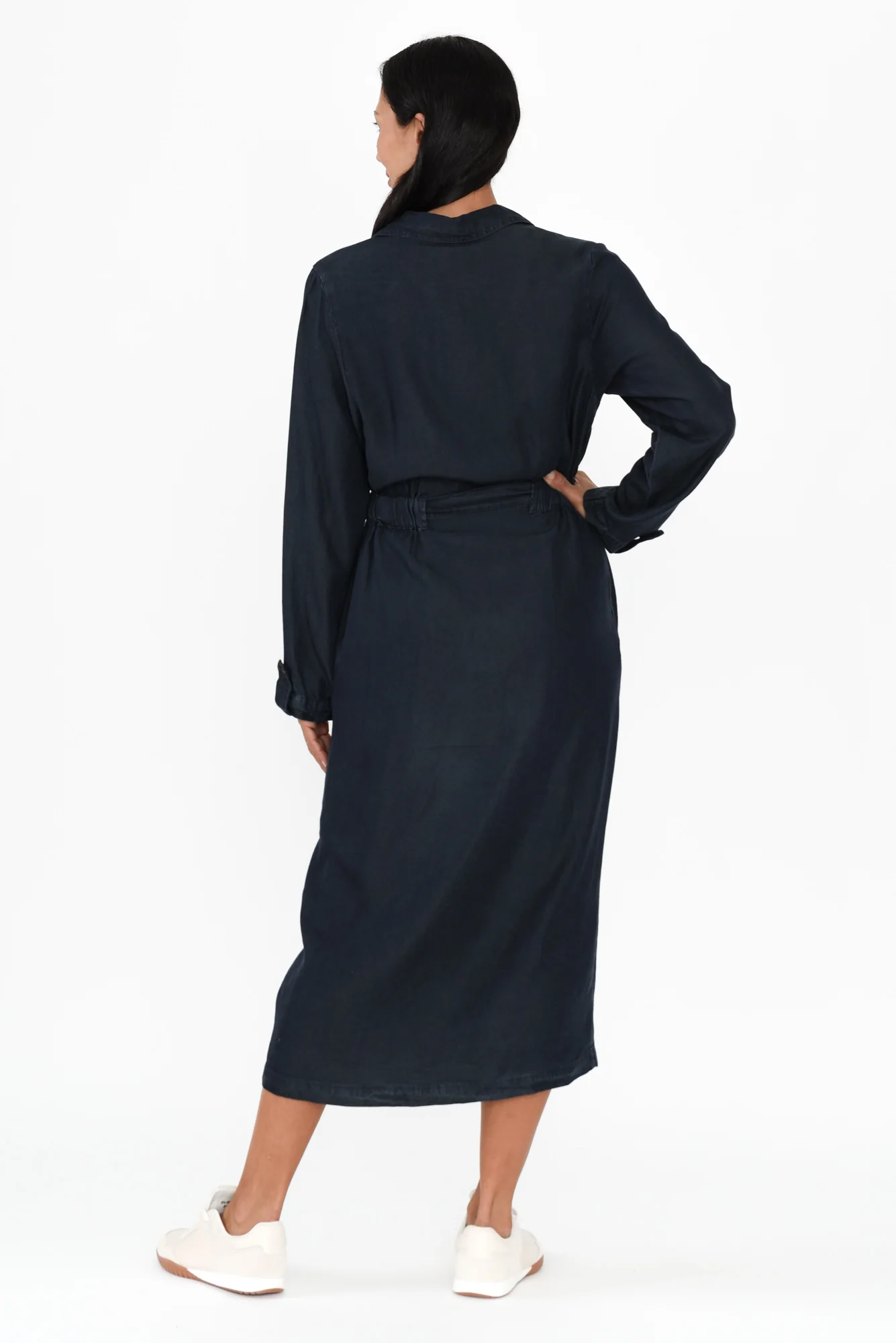 Betty Blue Lyocell Shirt Dress - Image 3