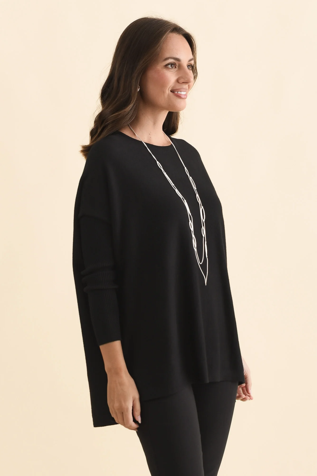 Blakely Black Batwing Sweater - Image 3