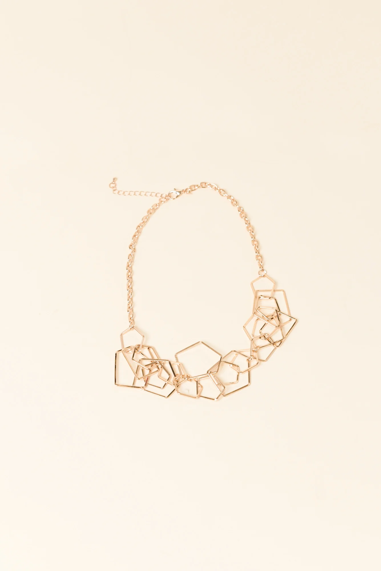 Coby Gold Geo Link Necklace