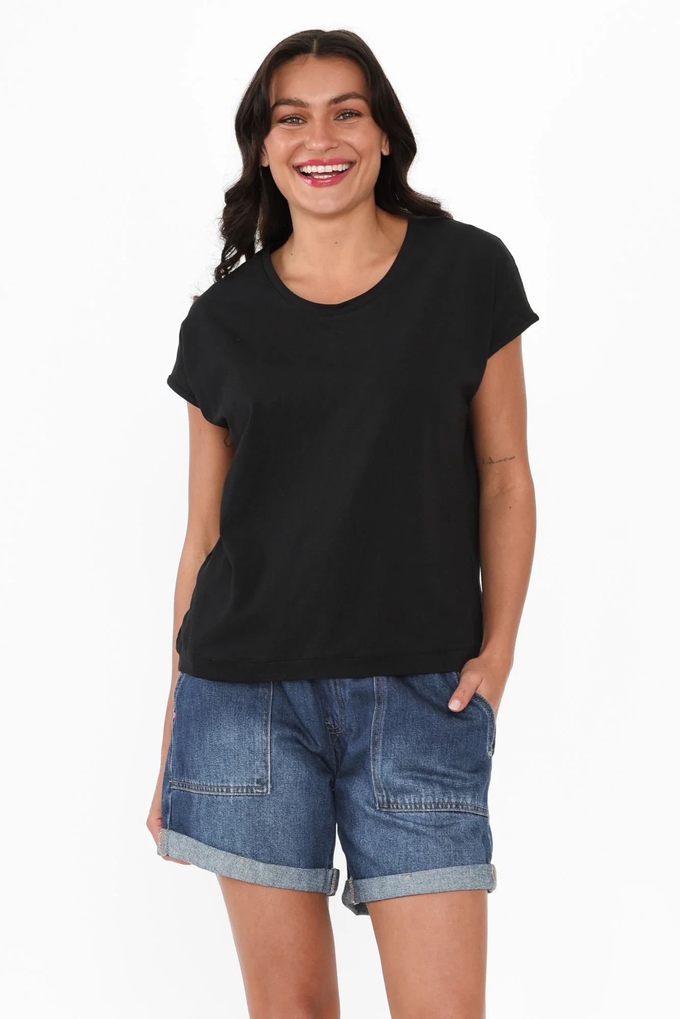 Eddie Black Cotton tee