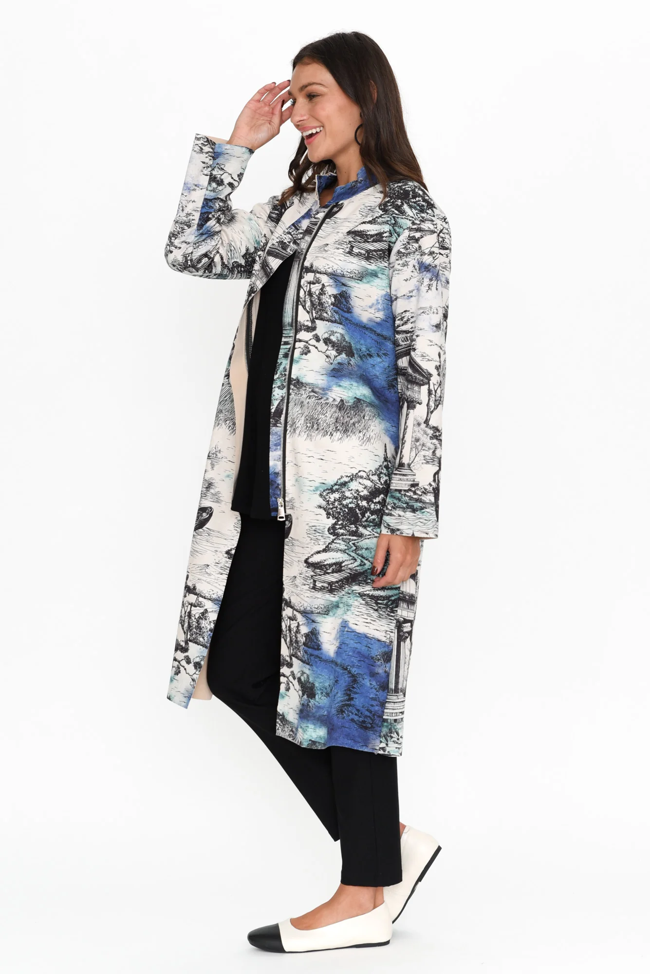 Fidel Blue Vista Coat - Image 4