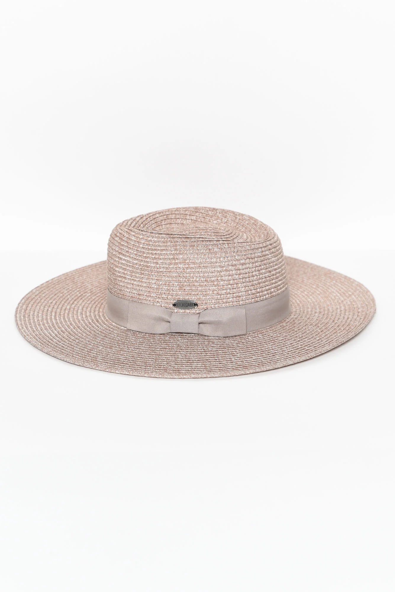 Fiona Sand Wide Brim Travel Fedora - Image 2