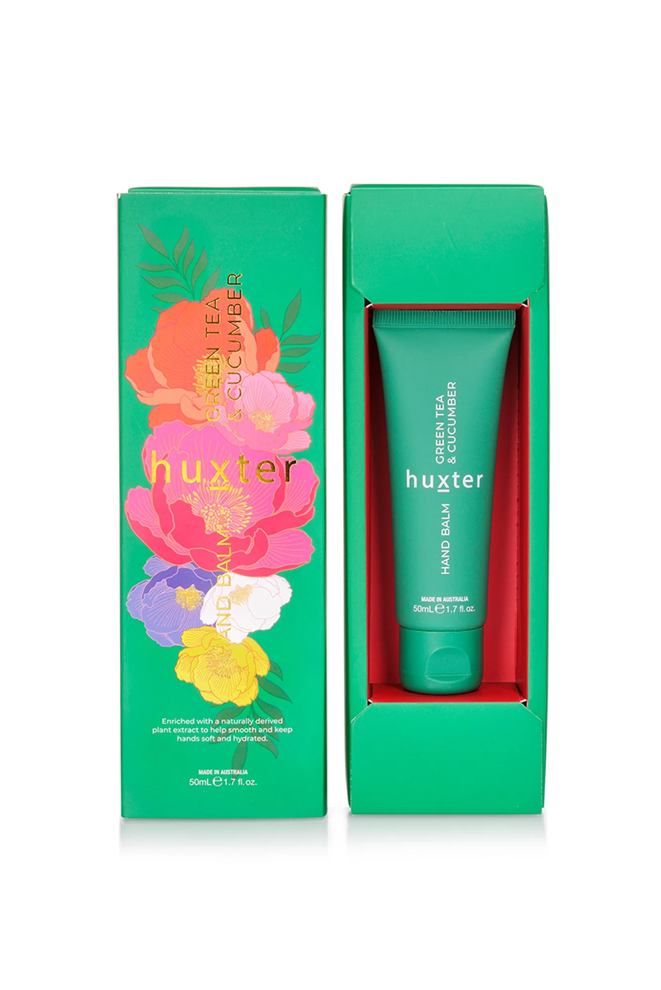 Green Tea and Cucumber Hand Cream 50ml Gift Box