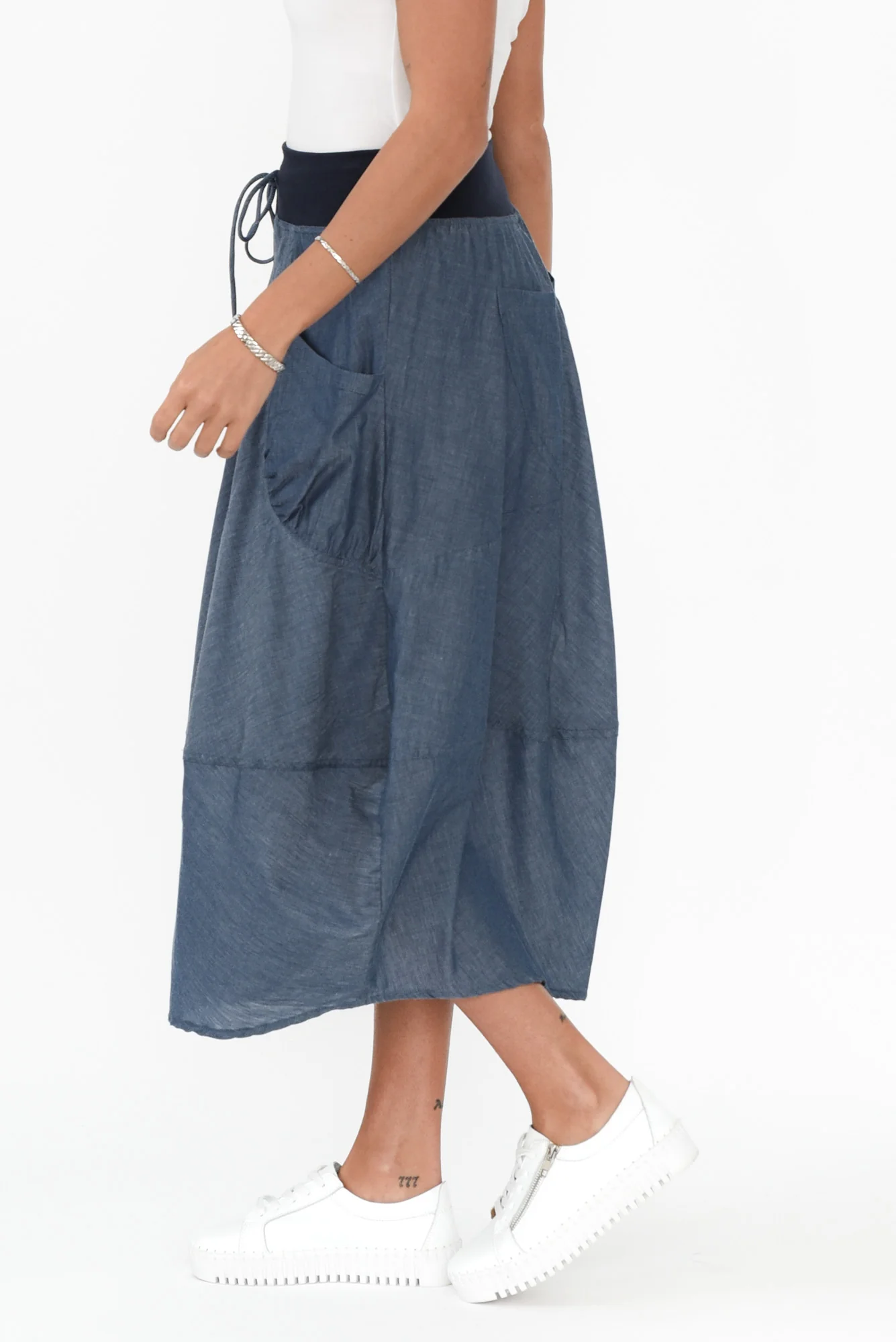 Guru Steel Cotton Pocket Skirt - Image 4