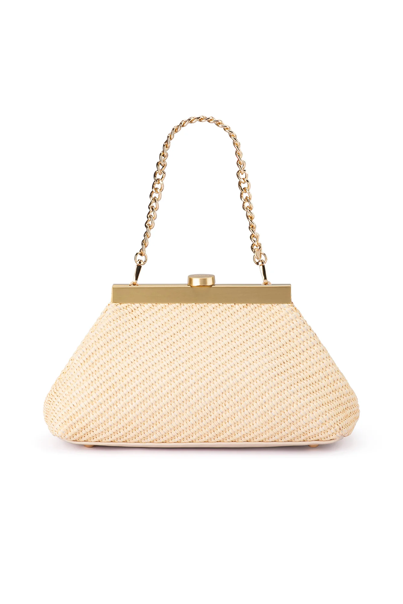 Hanna Natural Woven Clutch - Image 4