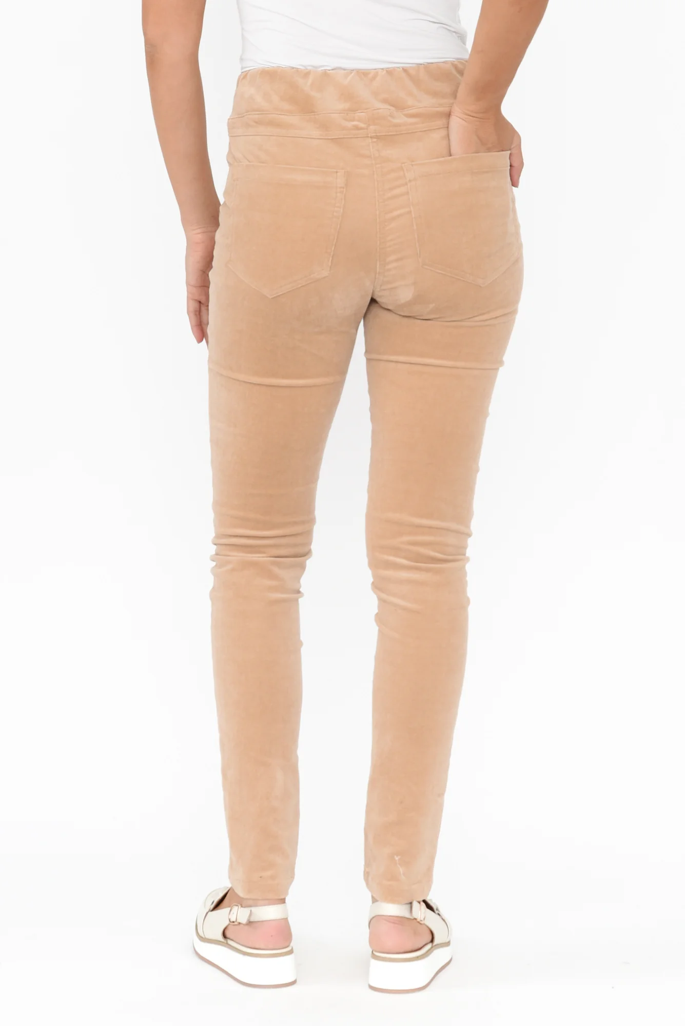 Harper Mocha Corduroy Pants - Image 5