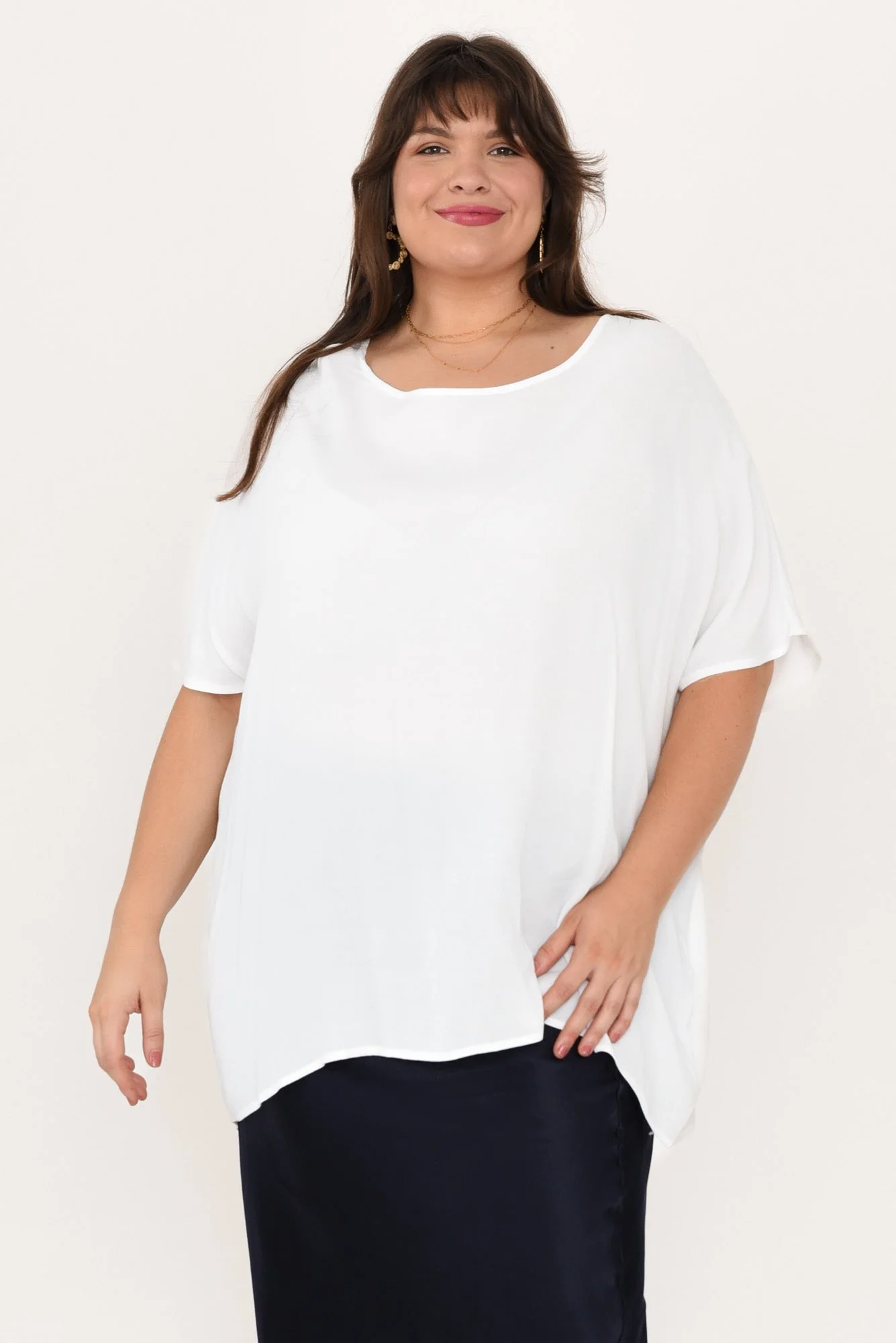 Mali White Drape Top - Image 8