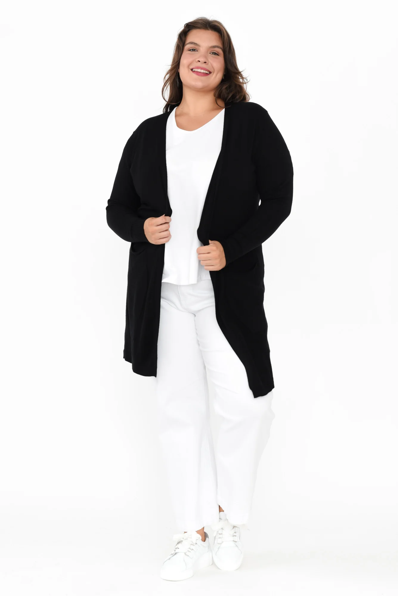 Mary Black Pocket Cardigan - Image 8