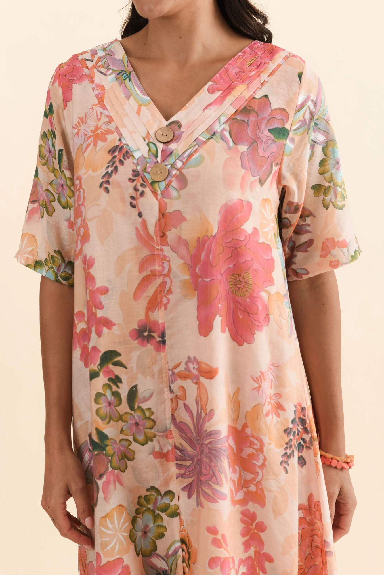 Nala Orange Garden Layers Dress - Image 6