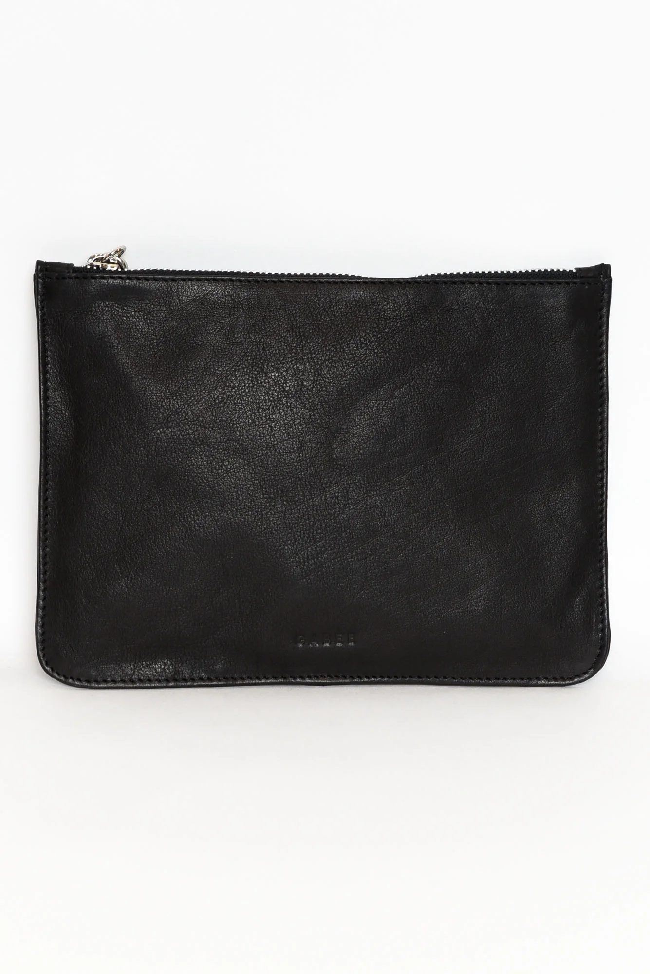 Queens Black Leather Clutch - Image 4