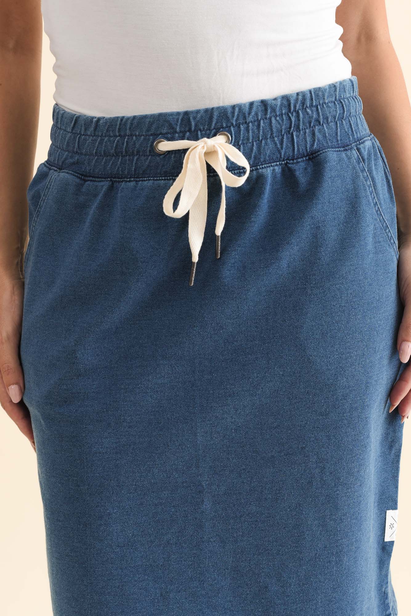 Rickety Steel Cotton Drawstring Skirt - Image 5