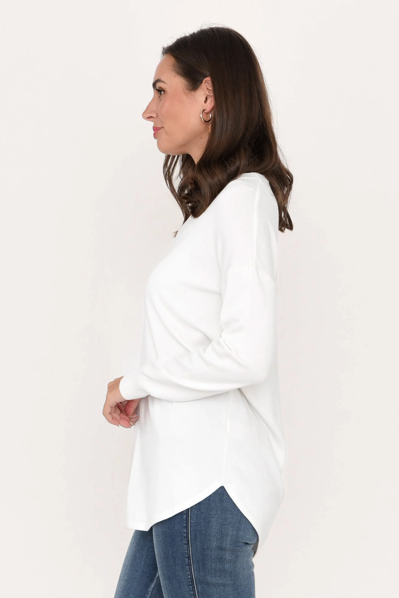 Sophie White Knit Jumper - Image 4