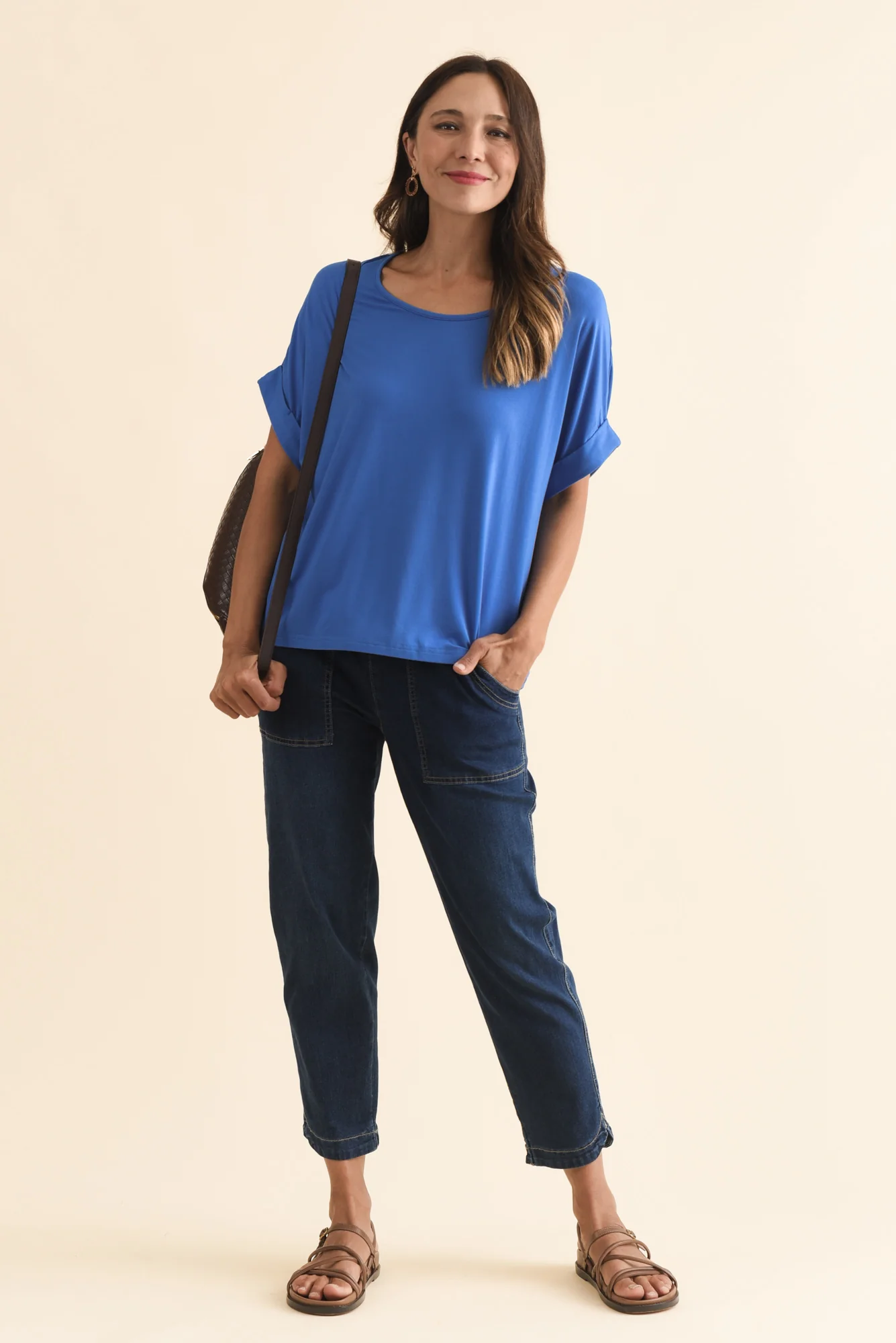 Talullah Blue Bamboo Top - Image 2