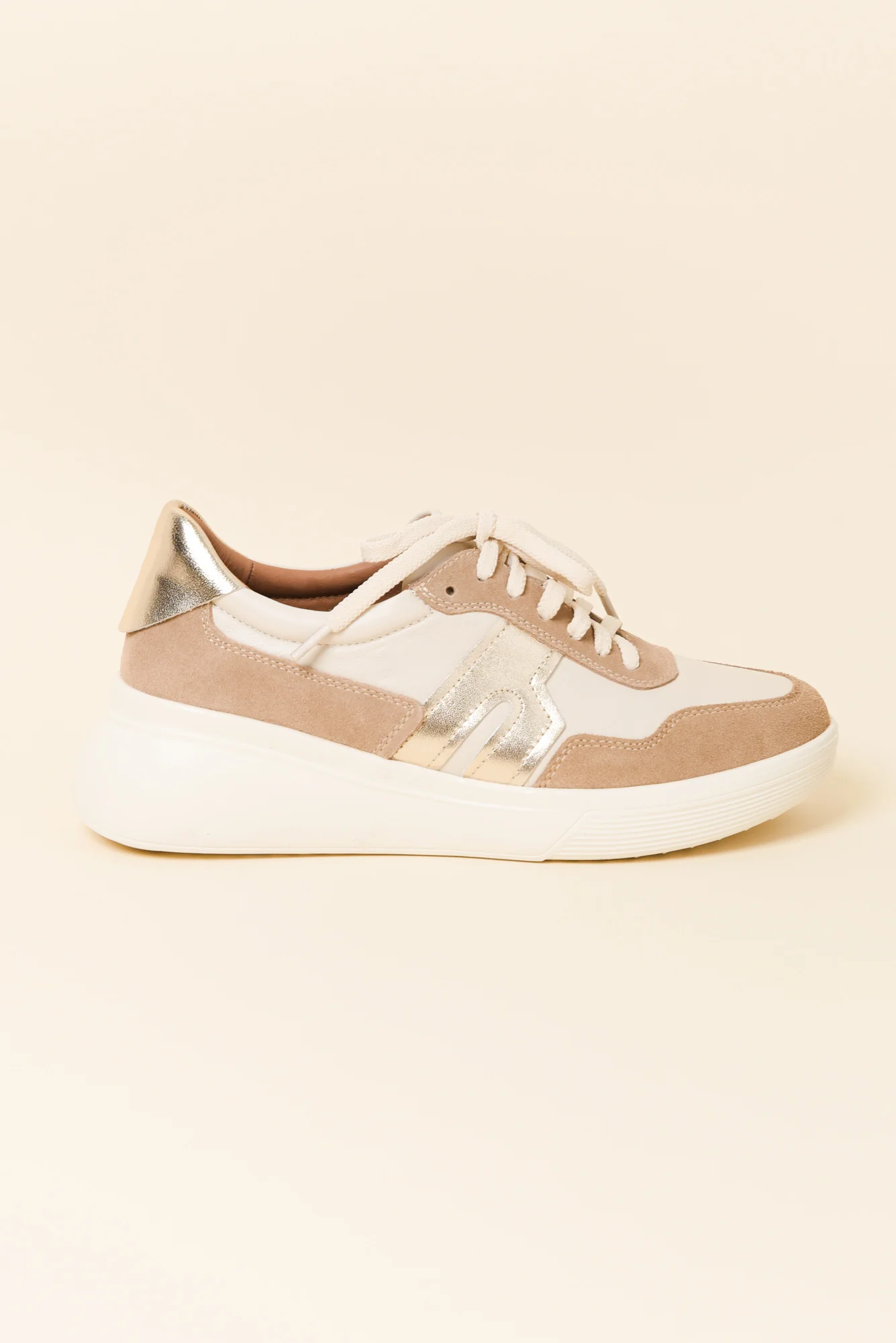 Thomas Mocha Leather Platform Sneaker