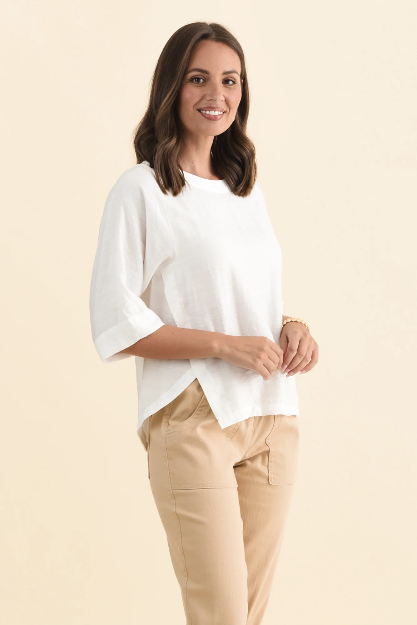 Tommy Ivory Side Split Top - Image 3